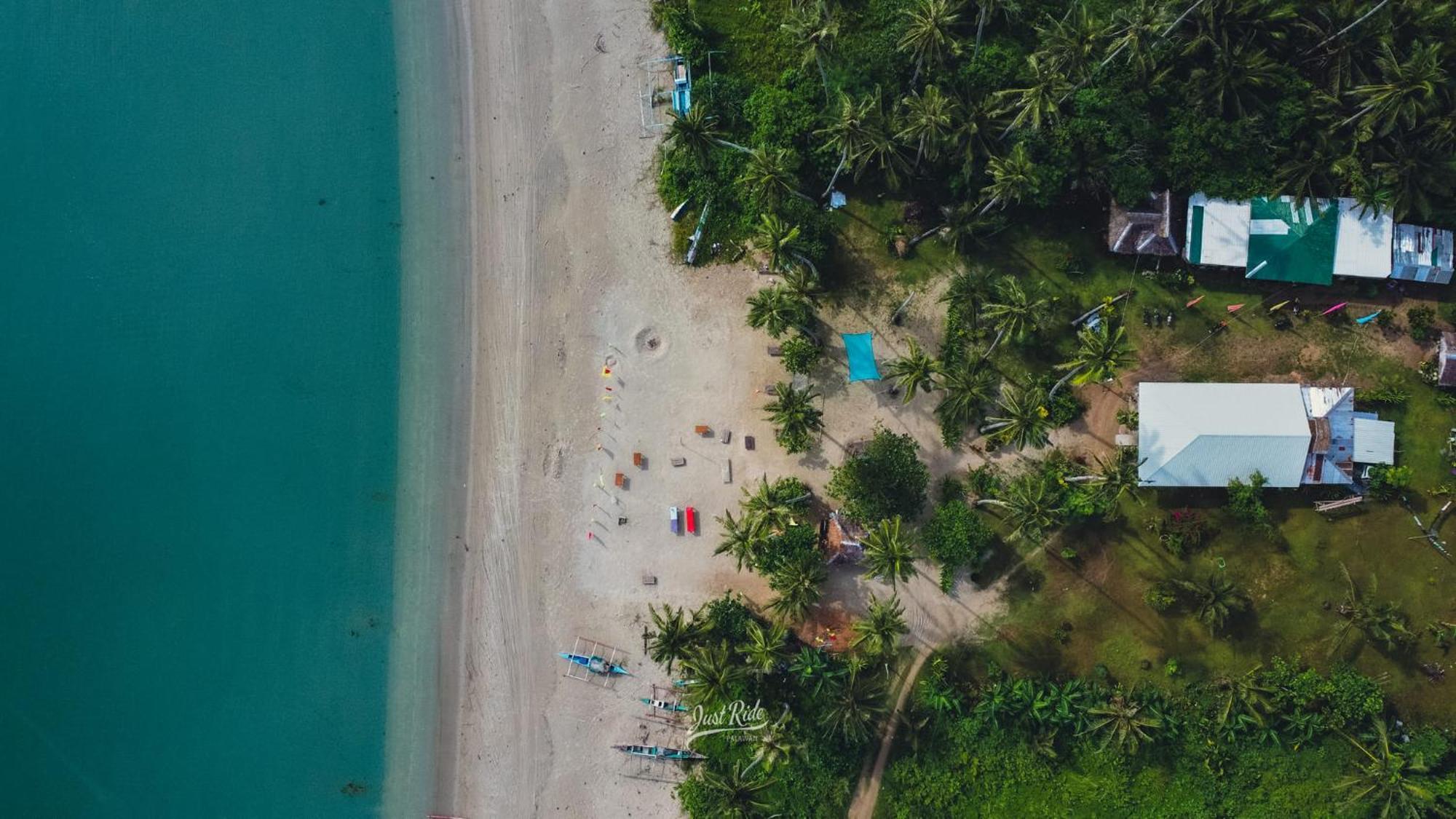 Amihan Beach Hostel San Vicente  Luaran gambar