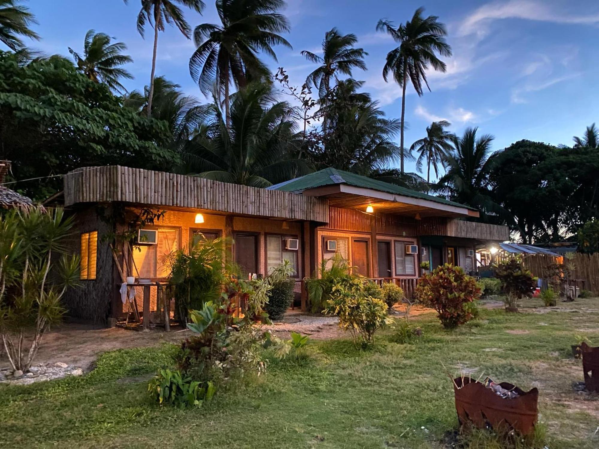 Amihan Beach Hostel San Vicente  Luaran gambar