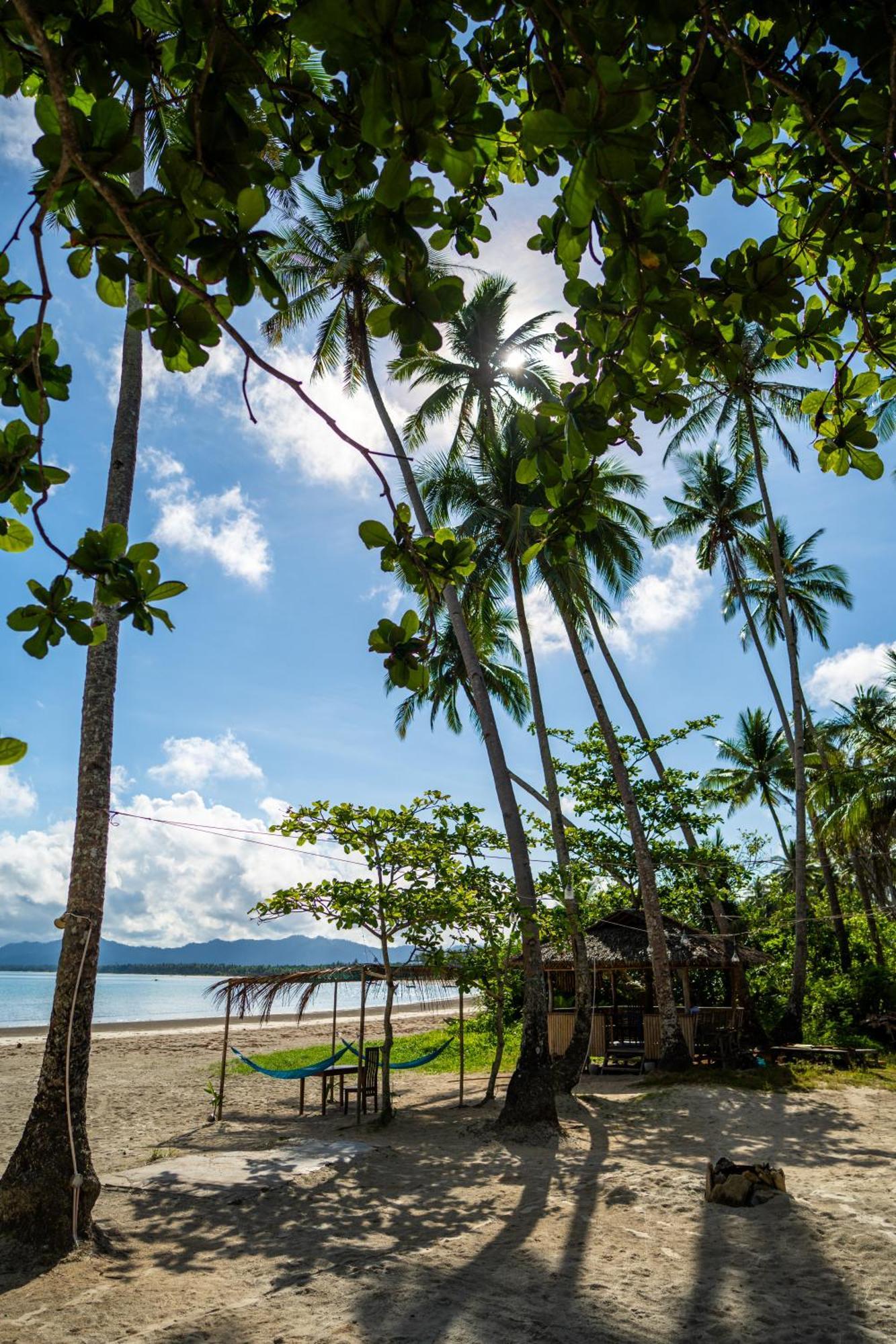 Amihan Beach Hostel San Vicente  Luaran gambar